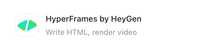 HyperFrames