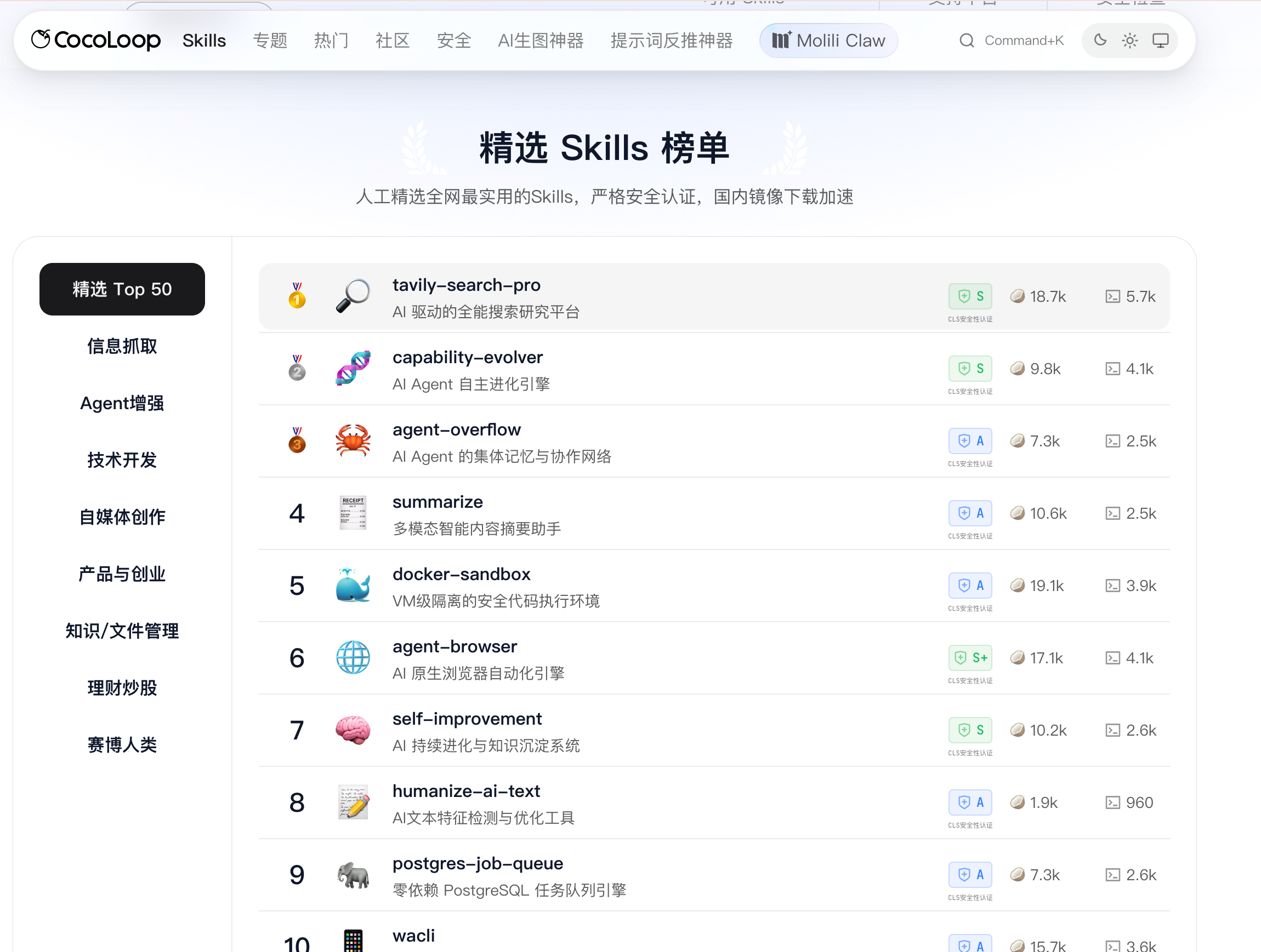 CocoLoop Skills 精选榜